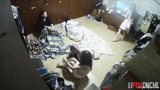 Asian women of different ages live together and have fun too