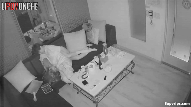 Asian couple teasing each other (but they want to fuck)