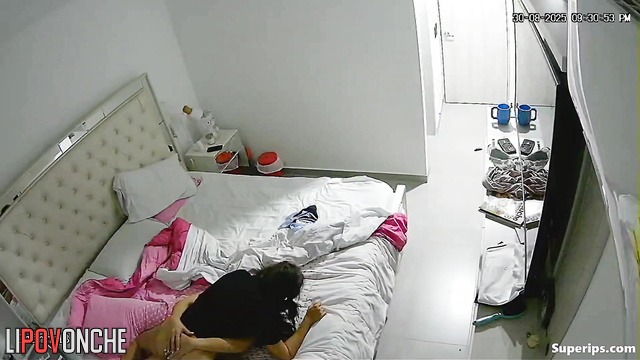 Two young, seductive lesbian girls had a steamy evening of sex in bed