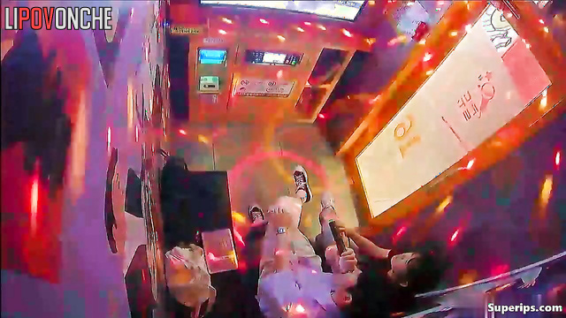 Various couples are becoming MUCH closer in karaoke Asian club