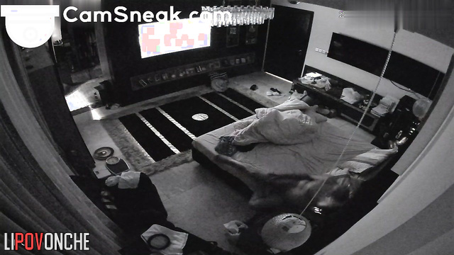 Horny milf jumps on her older bald husband's big throbbing cock