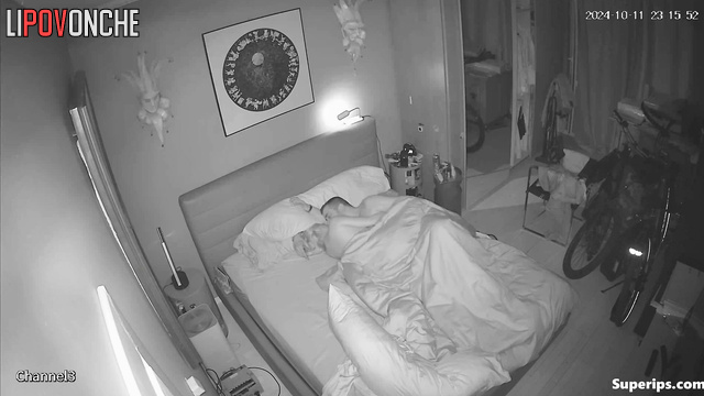 An excited husband inserts his fingers into the blonde's anus, fucking her intensely
