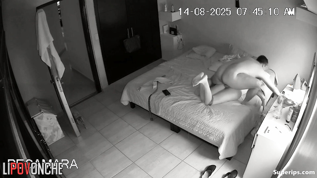 A cunning, curvy wife wakes her sleepy husband with a deep blowjob