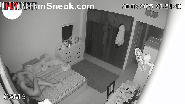 A bald man won't let a pretty brunette fall asleep until they've tried every position
