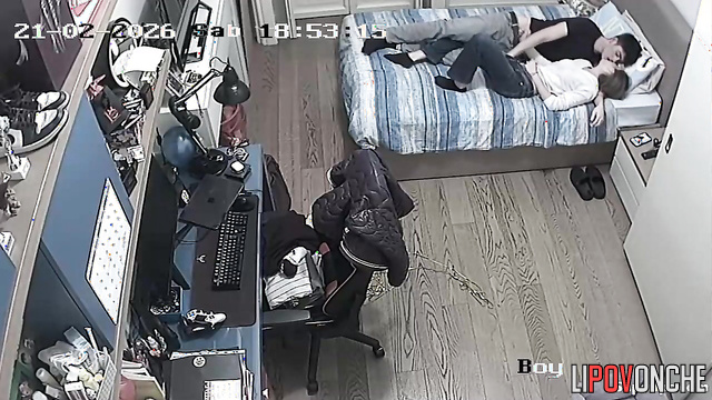 The girl grabs the guy's cock while he inserts his fingers into her vagina