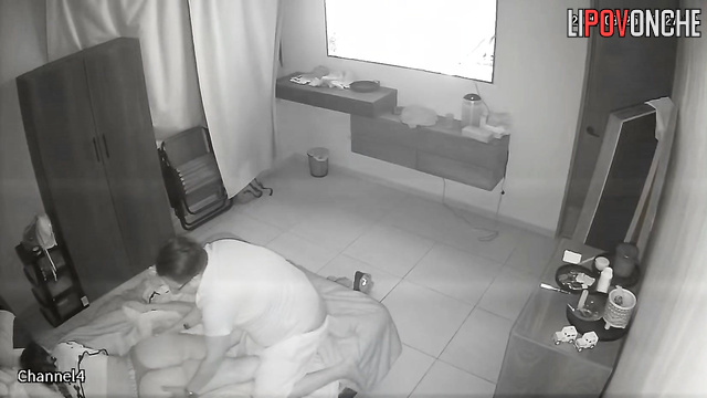 Nothing can distract an aroused man from caressing his wife's sexy ass