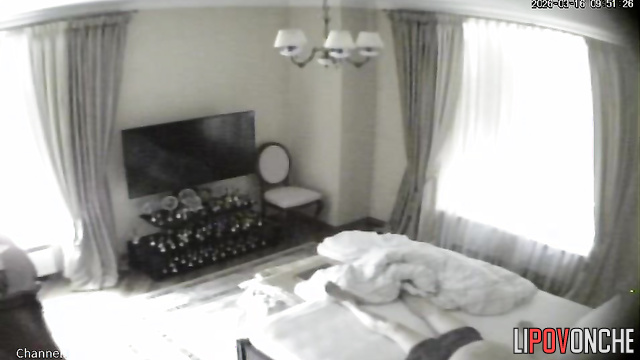 A horny, naked blonde milf gives an older man an amazing blowjob