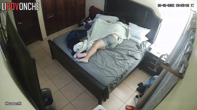 A bearded man eagerly licks his plump, bored wife's hot pussy