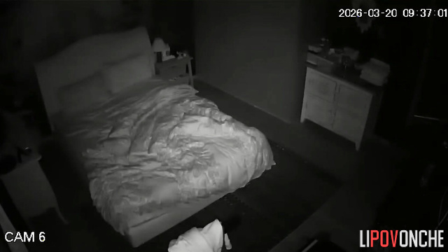 No sooner had husband gotten into bed than his wife took his dick in her mouth