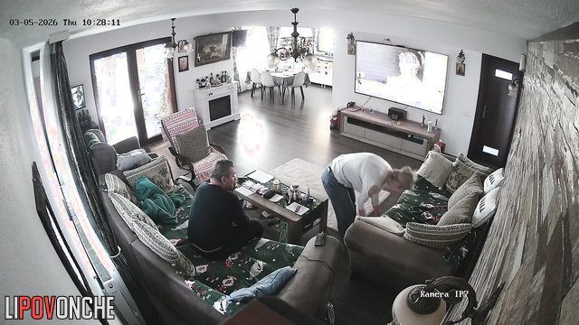 The guy couldn't resist the sight of his wife's sexy ass and fucked her hard