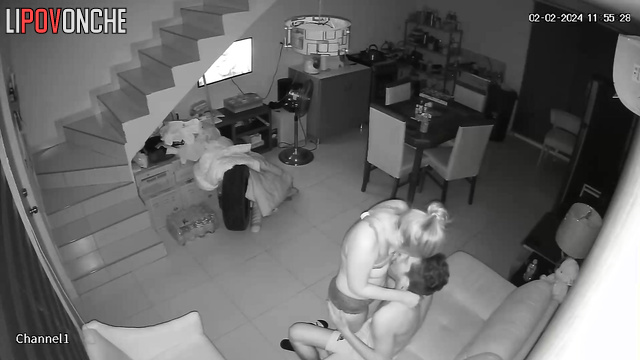You can see first sex of this couple - they forgot about hidden camera