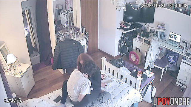 They started to kiss gently but after this he destroyed her wet pussy