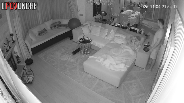 Living room is perfect for such passionate sex - rate this married couple