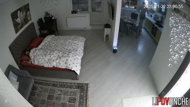 The young husband spends a long time trying to convince his skinny wife to fuck