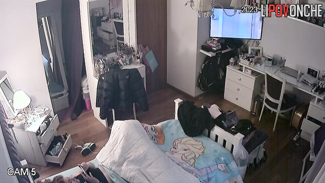 She is very lazy and constantly lies around, look