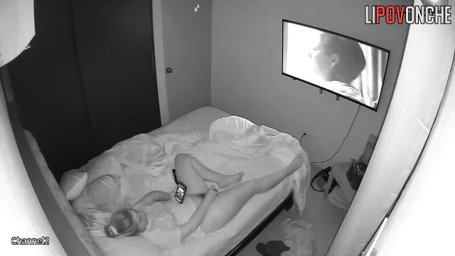 A seductive brunette uses her new petite vibrator to masturbate