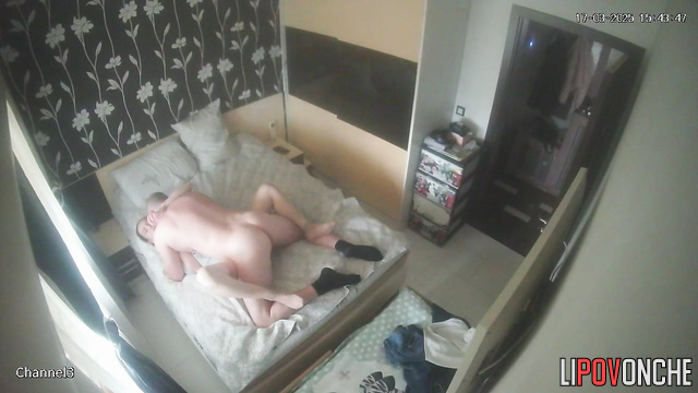 Turned on by his wife's sexy butt, the older husband fucks her