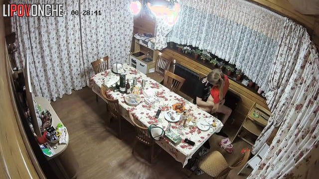 After the guests left, a cute niece started hitting on her uncle to have sex