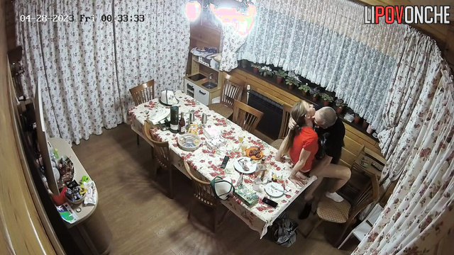 After the guests left, a cute niece started hitting on her uncle to have sex