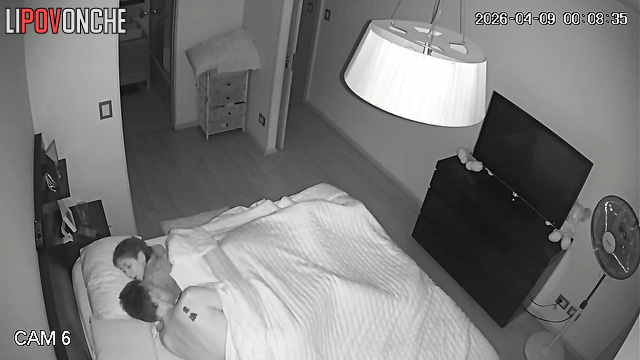 The beauty didn't want to wake up, not even from gentle male caresses her ass
