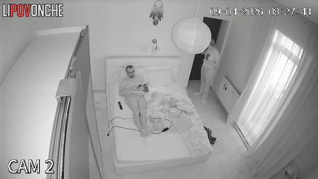 The wife says to her husband: Take off your underwear; let's have sex
