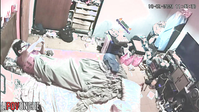 Someone find it interesting to watch their bedroom