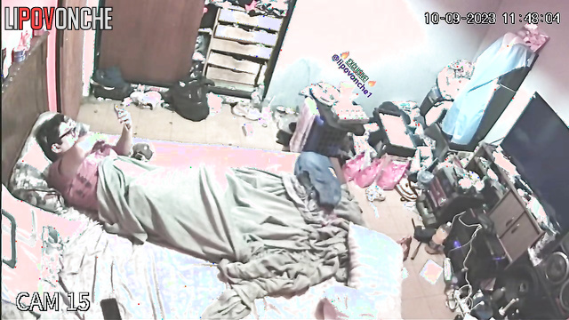 Someone find it interesting to watch their bedroom