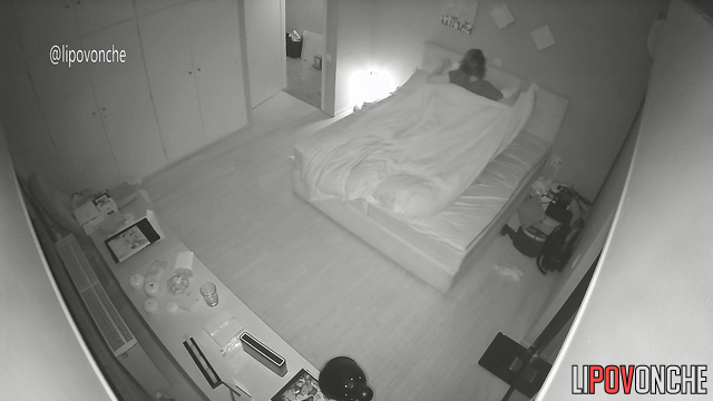 A bearded man woke up to find his lustful wife giving him a blowjob