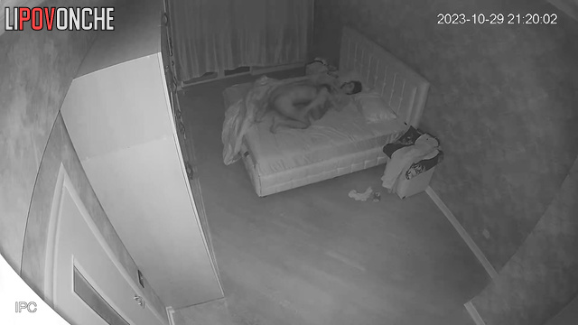 The girl was awakened by her husband's tender kisses and his fingers in her vagina