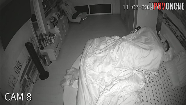 A horny wife with a hairy pussy finds a condom for her husband