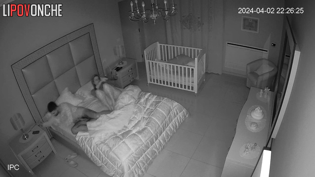 An aroused husband can't fall asleep until he has fucked his sexy wife