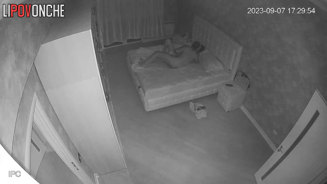 After work, the husband caresses and vigorously fucks his sleepy wife