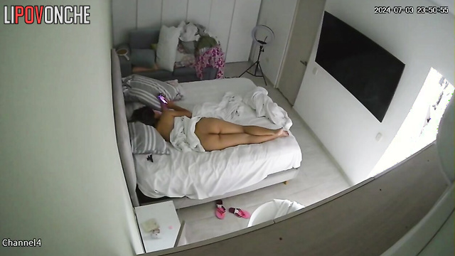 She sleeps without clothes (both winter and summer)
