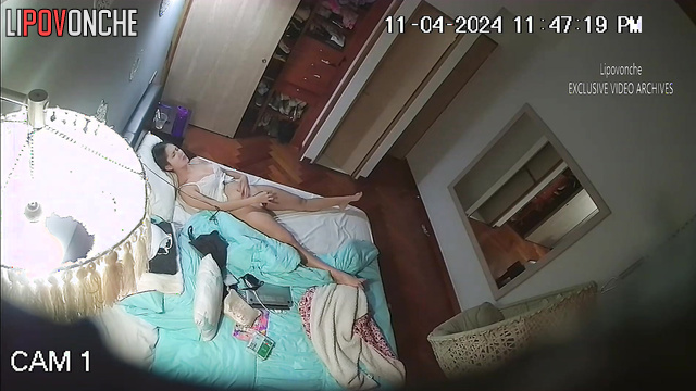 Young and sexy girl masturbating hot with thoughts of a big dick