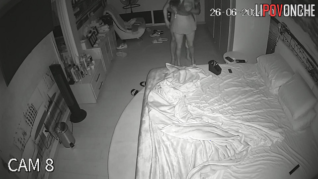She can't sleep unless she gets fucked hard (bedroom night tape)