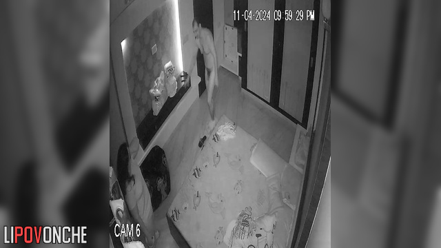 Stepfather came into stepdaughter's room, turned on porn and fucked her