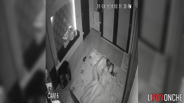Stepfather came into stepdaughter's room, turned on porn and fucked her
