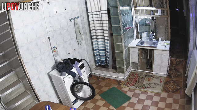 Someone installed a spy cam in shower and skinny girl doesn't know about it