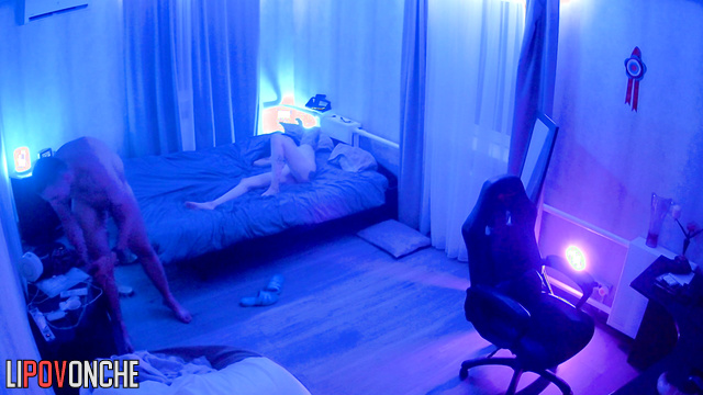 Stepbro is so good at fucking, she moans loudly all the time