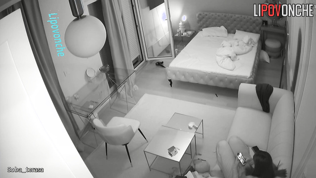 Couple wants to fuck, but their friend doesn't get hint & stays in the room