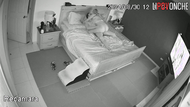 Blonde slut lost her mind while riding her partner's cock