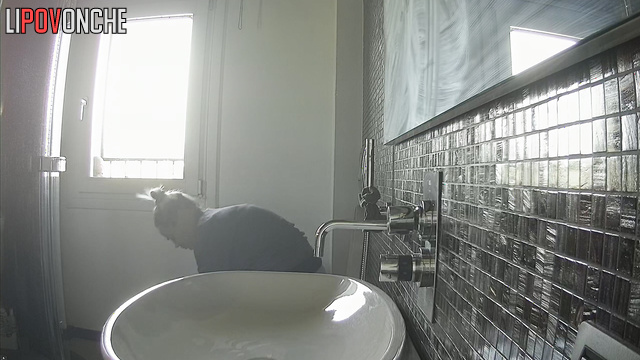 Slim blonde shaves her legs in preparation for sex tonight