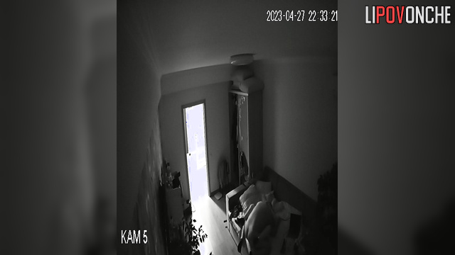 Bald director banging young teacher's pussy at her home