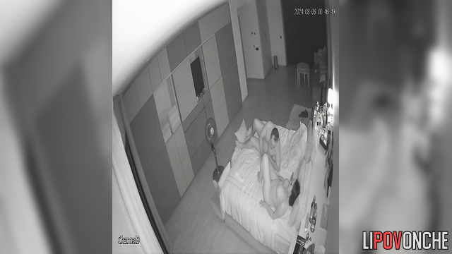 Rich mature couple performs sexual experiments in their bedroom