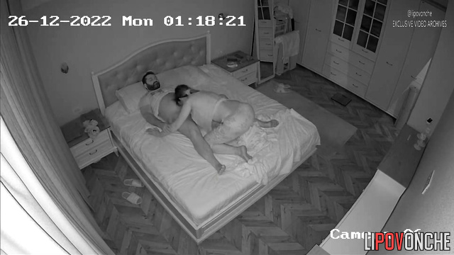 Relaxing blowjob after hard working day - spy camera