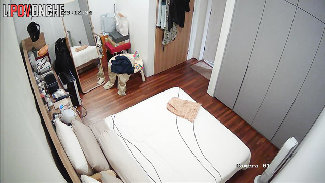 Innocent kisses ended hot, look (bedroom spy camera)