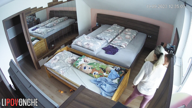Someone installed a spy camera in their room as a funny joke, look