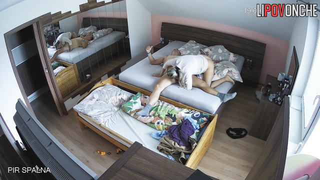 Someone installed a spy camera in their room as a funny joke, look