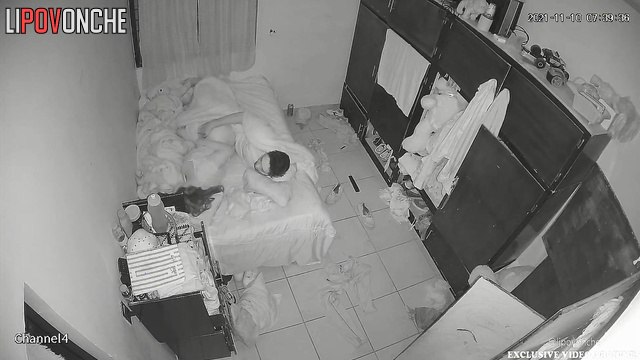 Fucking before bed is their new hobby / bedroom scene