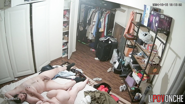 Chubby spouses got bored at home and decided to have fuck
